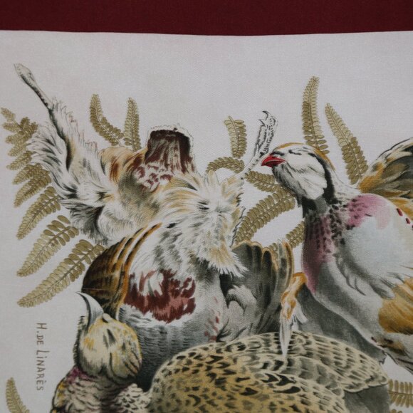 Amazing Authentic Grand Uniforme Hermes silk twill scarf vintage - Picture 13 of 13